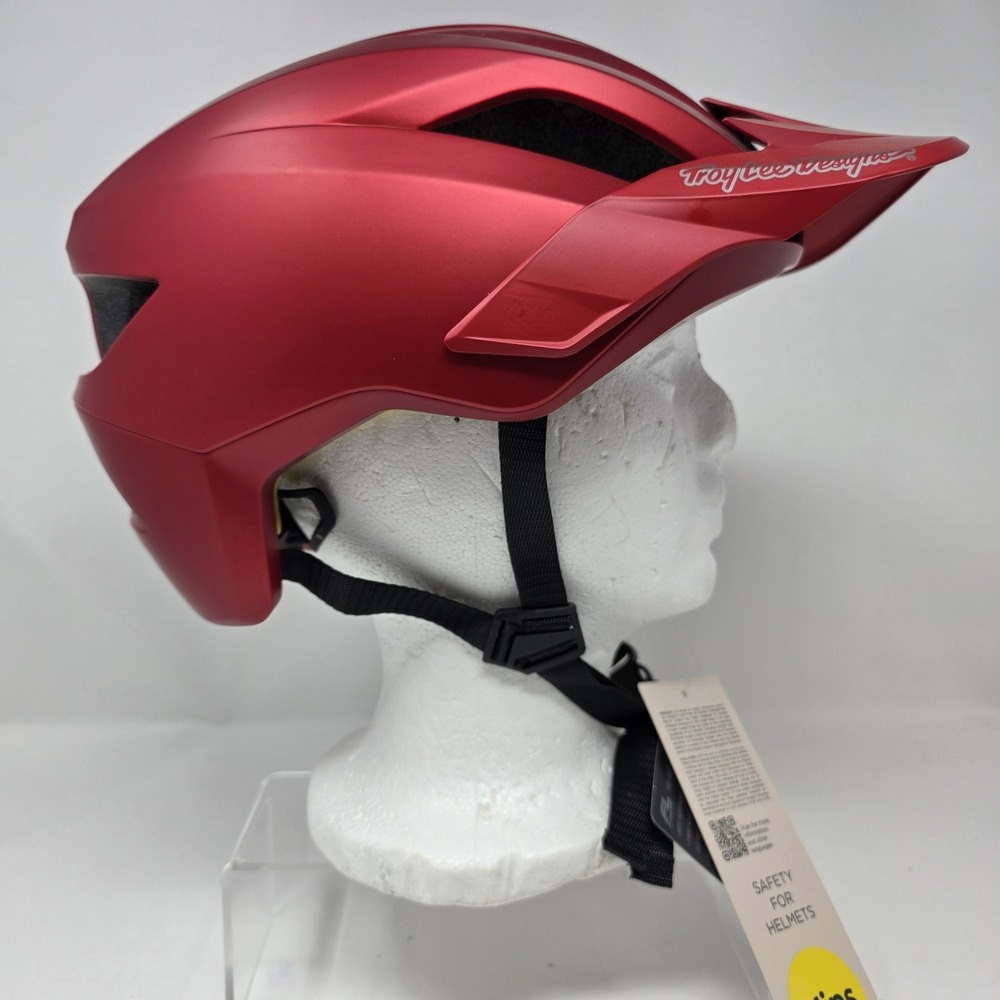 Troy Lee Designs Flowline Orbit Helmet M/L Apple Red MIPS MTB Bike Trail 1089590